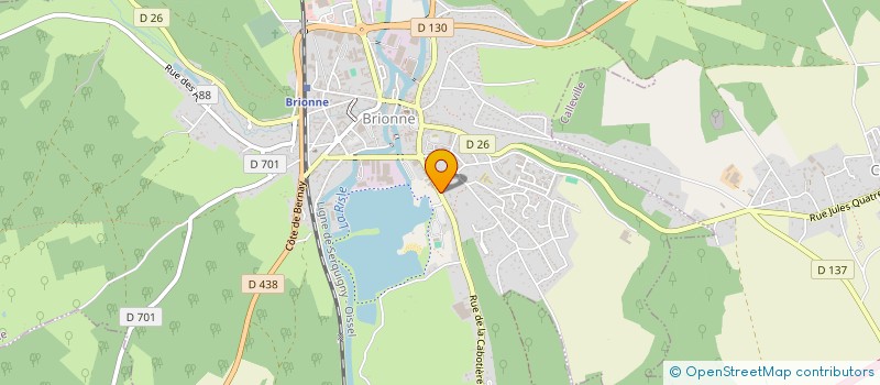 localisation de l'entreprise CANOE KAYAK-CLUB  BRIONNE