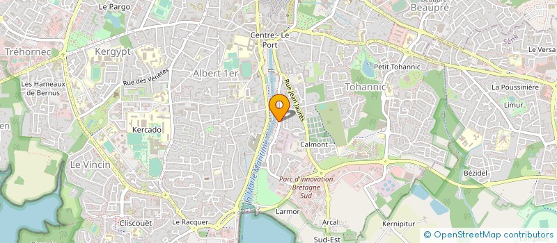 localisation de l'entreprise CANOE KAYAK CLUB DE VANNES à VANNES