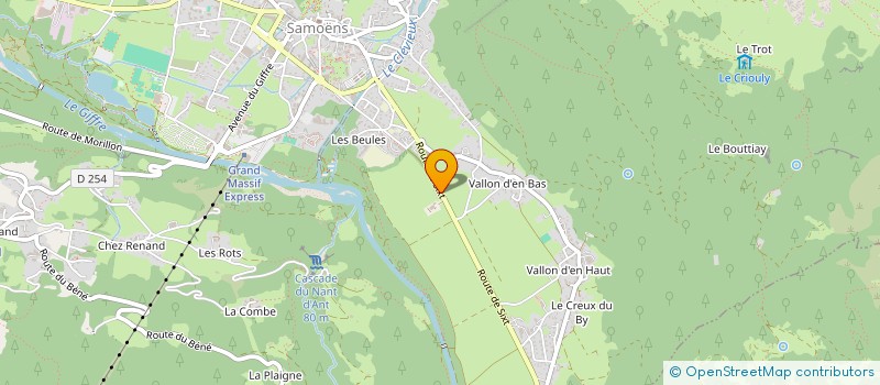 localisation de l'entreprise CANOE KAYAK CLUB DU HAUT GIFFRE  SAMOENS