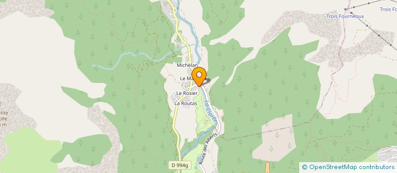 localisation de l'entreprise CANOE KAYAK CLUB DU ROSIER  VAL-DES-PRES