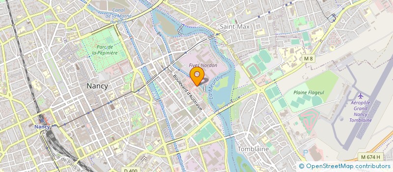 localisation de l'entreprise CANOE KAYAK CLUB NANCY TOMBLAINE à NANCY
