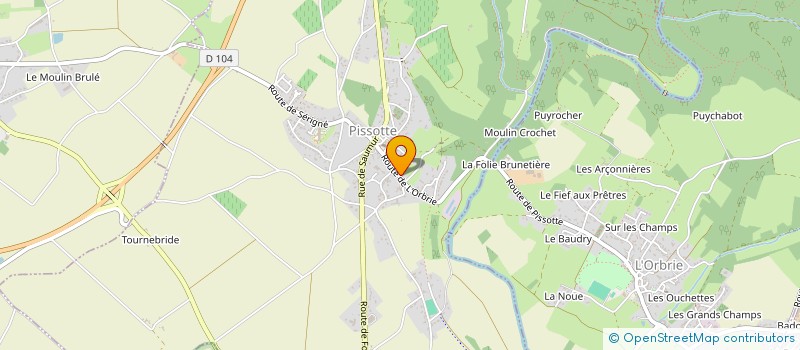 localisation de l'entreprise CANOE-KAYAK FONTENAY LE COMTE à FONTENAY-LE-COMTE