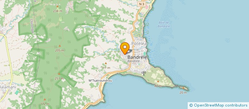 localisation de l'entreprise CANOE-KAYAK MAYOTTE à BANDRELE