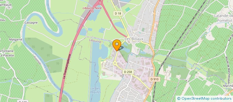 localisation de l'entreprise CANOE KAYAK SPORT LIBOURNE  LIBOURNE