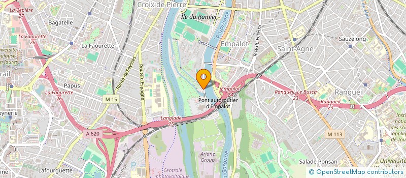 localisation de l'entreprise CANOE KAYAK TOULOUSAIN à TOULOUSE