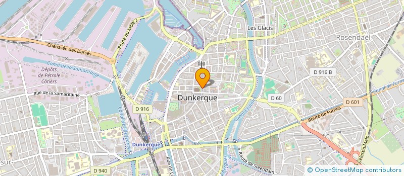 localisation de l'entreprise CANOEN LOUCHEUR à DUNKERQUE