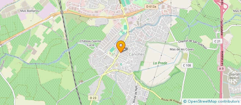 localisation de l'entreprise CANOHES CONDUITE  CANOHES