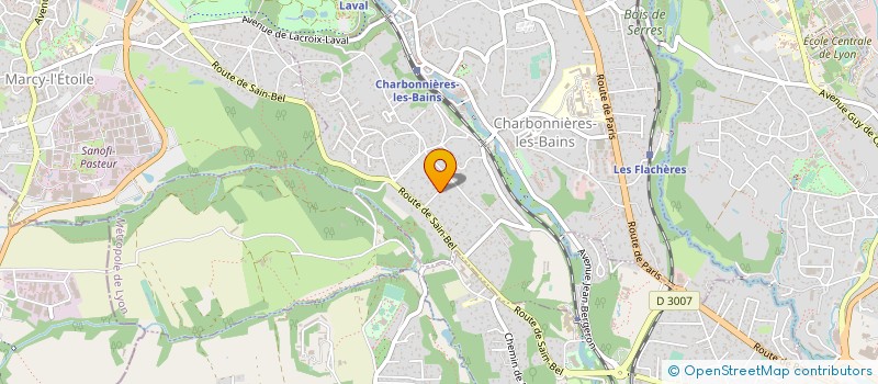 localisation de l'entreprise CANOLESTAN  CHARBONNIERES-LES-BAINS