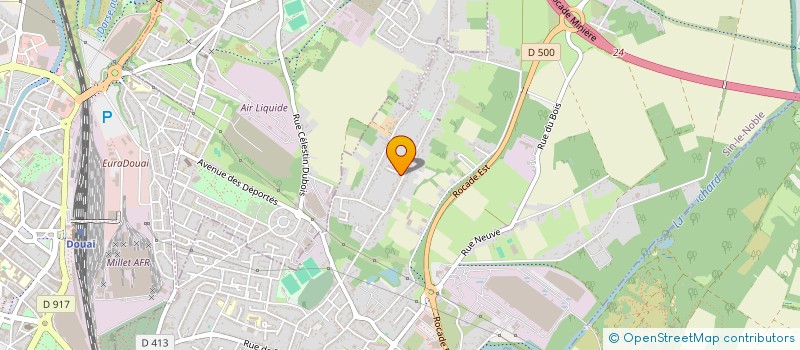 localisation de l'entreprise CANOLIA 1  SIN-LE-NOBLE