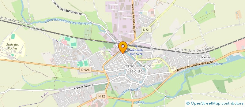 localisation de l'entreprise CANON  VERNEUIL D'AVRE ET D'ITON