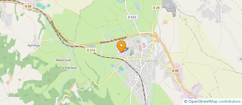 localisation de l'entreprise CANON  VIMENET