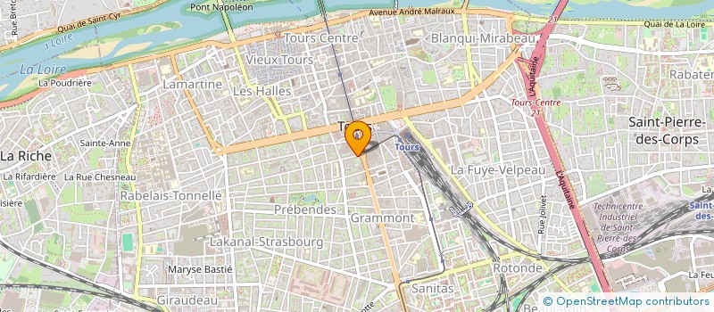 localisation de l'entreprise CANON  TOURS