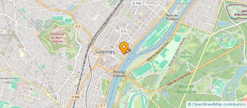 localisation de l'entreprise CANON MEDICAL SYSTEMS FRANCE SAS à SURESNES