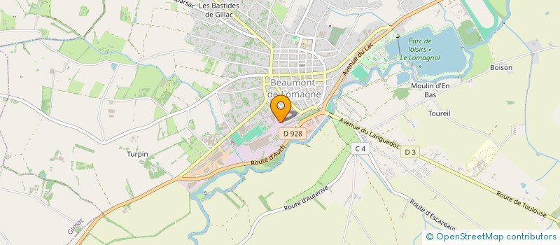 localisation de l'entreprise CANONNE CUSTOMS  BEAUMONT-DE-LOMAGNE