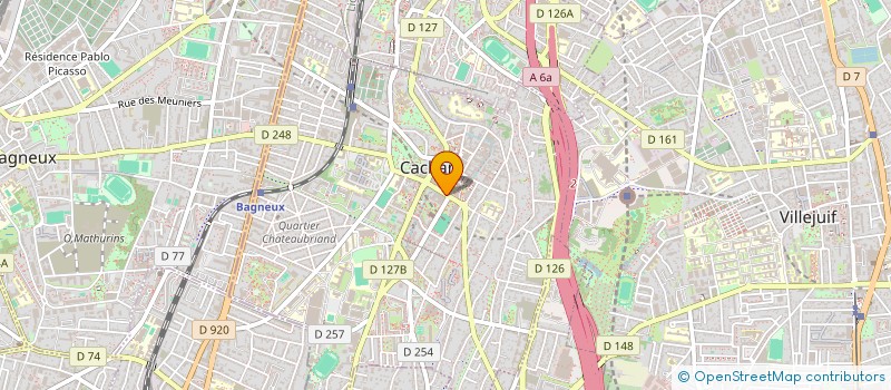 localisation de l'entreprise CANOOPEY  CACHAN