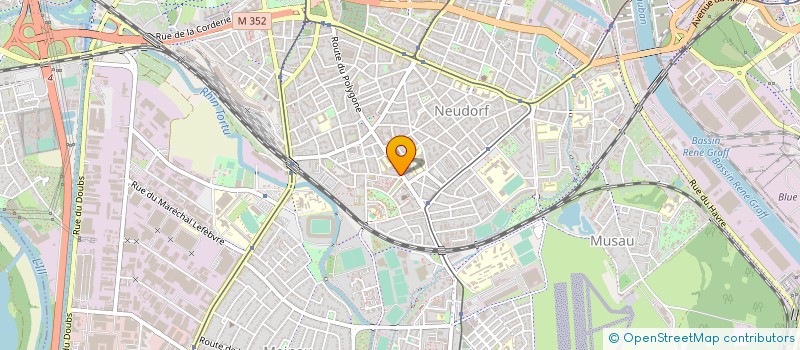 localisation de l'entreprise CANOPEA à STRASBOURG