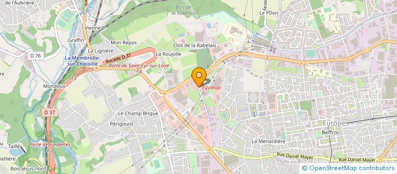 localisation de l'entreprise CANOPEA  SAINT-CYR-SUR-LOIRE