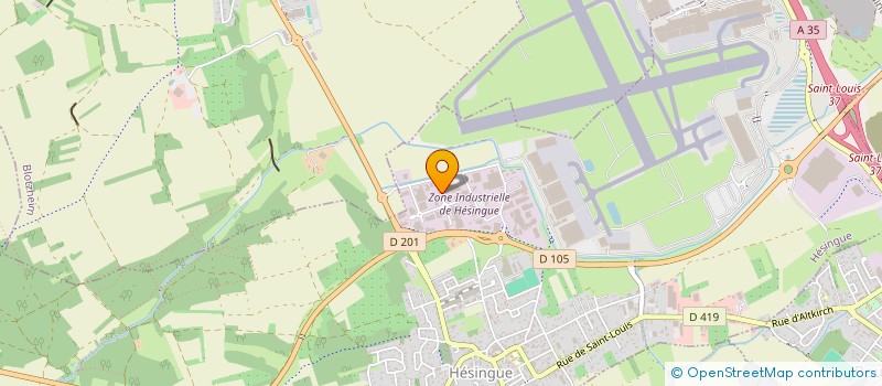 localisation de l'entreprise CANOPEE  HESINGUE