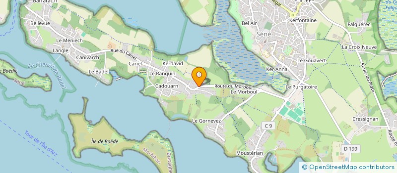 localisation de l'entreprise CANOPEE  SENE