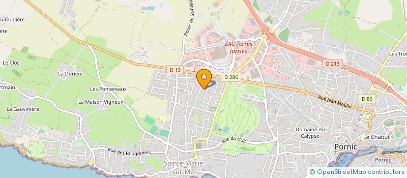 localisation de l'entreprise CANOPEE  PORNIC