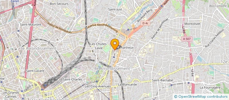 localisation de l'entreprise CANOPEE à MARSEILLE