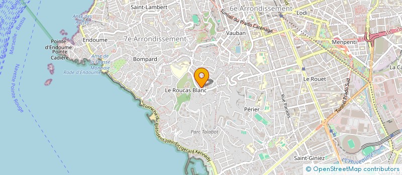localisation de l'entreprise CANOPEE à MARSEILLE