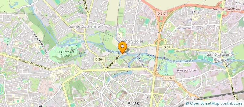 localisation de l'entreprise CANOPEE  SAINT-NICOLAS