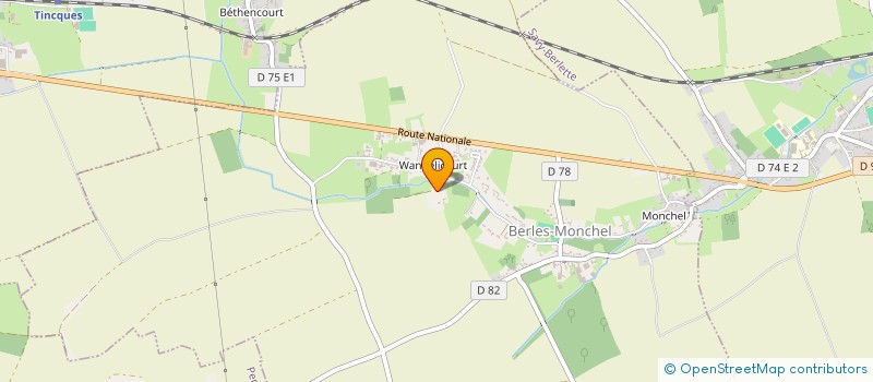 localisation de l'entreprise CANOPEE  BERLES-MONCHEL