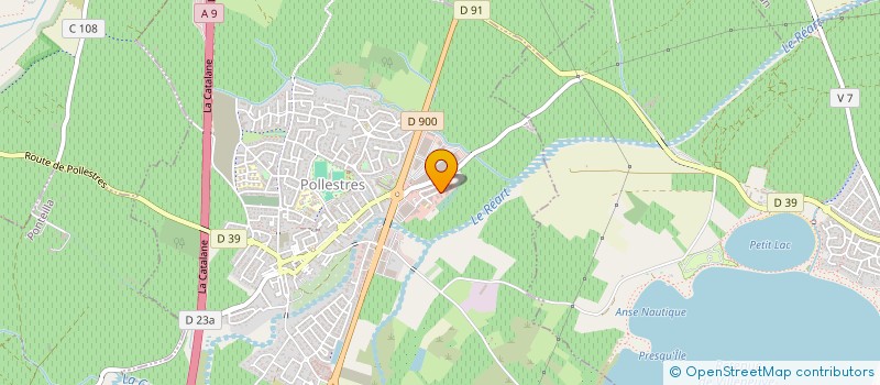 localisation de l'entreprise CANOPEE  POLLESTRES