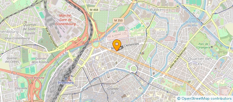 localisation de l'entreprise CANOPEE  STRASBOURG