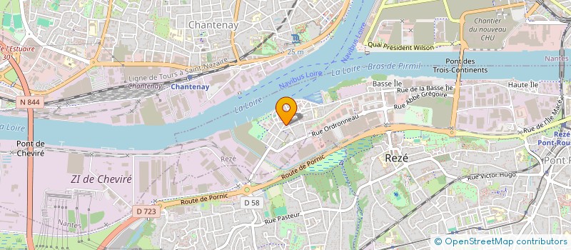 localisation de l'entreprise CANOPEE BLOOMING à REZE