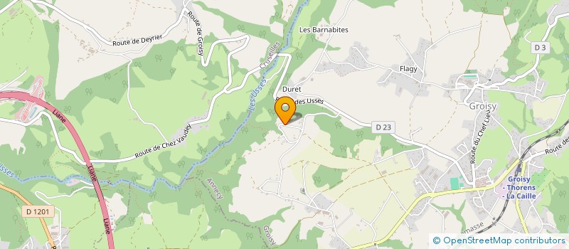 localisation de l'entreprise CANOPEE.COM  GROISY