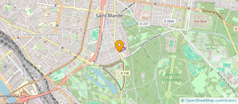 localisation de l'entreprise CANOPEE CONSEIL à SAINT-MANDE