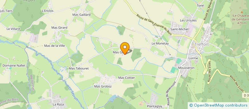 localisation de l'entreprise CANOPEE ELAGAGE à VAL-REVERMONT