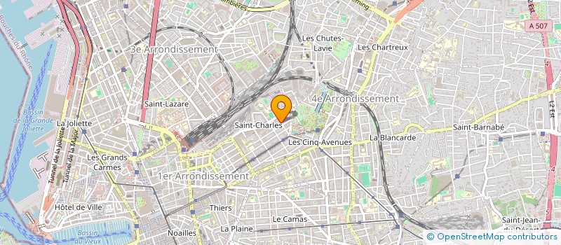 localisation de l'entreprise CANOPEE FORMATION à MARSEILLE
