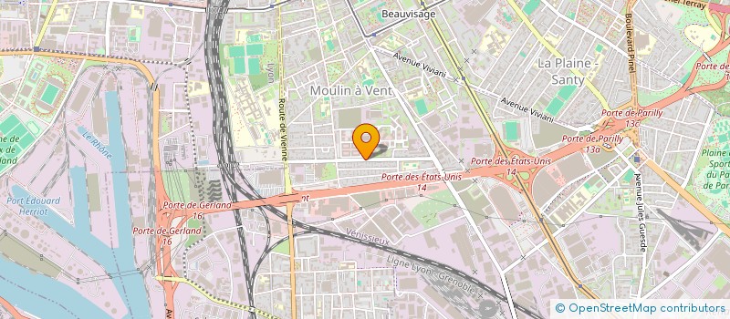 localisation de l'entreprise CANOPEE INVEST  VENISSIEUX