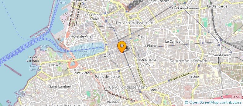 localisation de l'entreprise CANOPEE MARSEILLE DAVSO à MARSEILLE