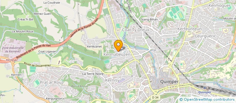 localisation de l'entreprise CANOPEE MENUISERIE  PLONEIS