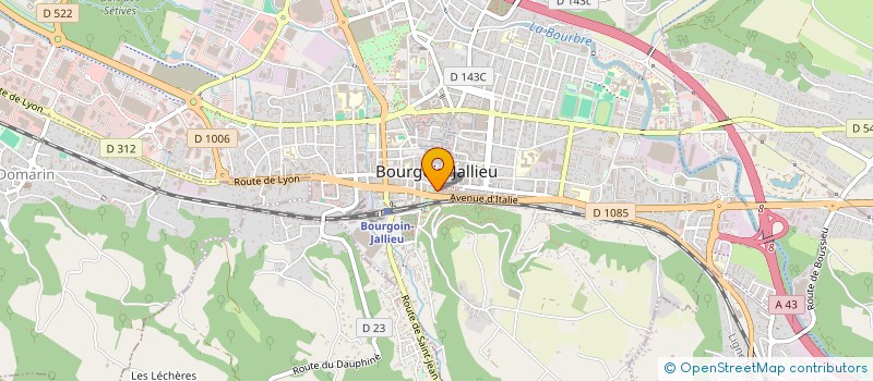 localisation de l'entreprise CANOPEE PAYSAGE  BOURGOIN-JALLIEU