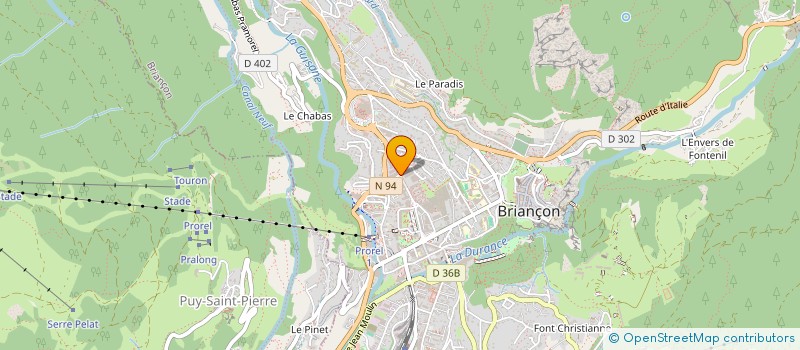 localisation de l'entreprise CANOPEE PRODUCTION à BRIANCON