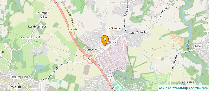 localisation de l'entreprise CANOPEE SCI à TREILLIERES