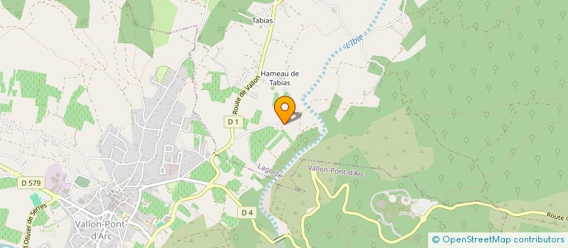 localisation de l'entreprise CANOPEE SERVICE  LAGORCE