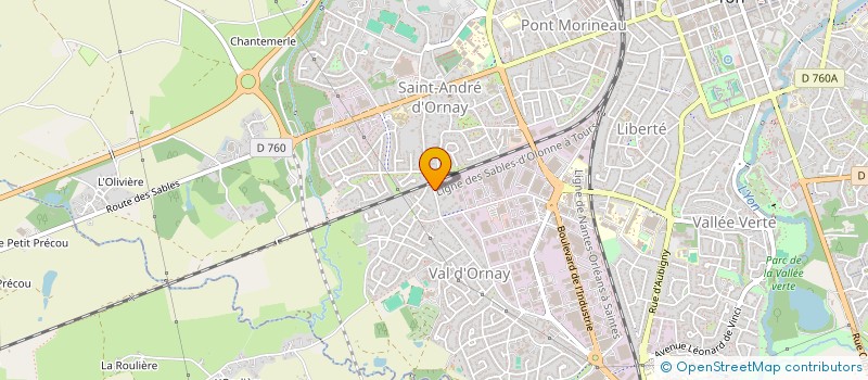 localisation de l'entreprise CANOPEE SOLUTIONS à LA ROCHE-SUR-YON