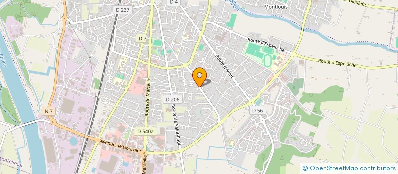 localisation de l'entreprise CANOPEI à MONTELIMAR