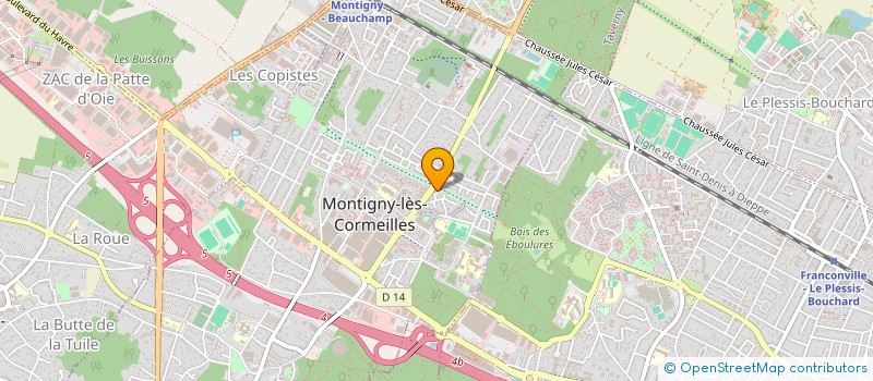 localisation de l'entreprise CANOPUS  MONTIGNY-LES-CORMEILLES