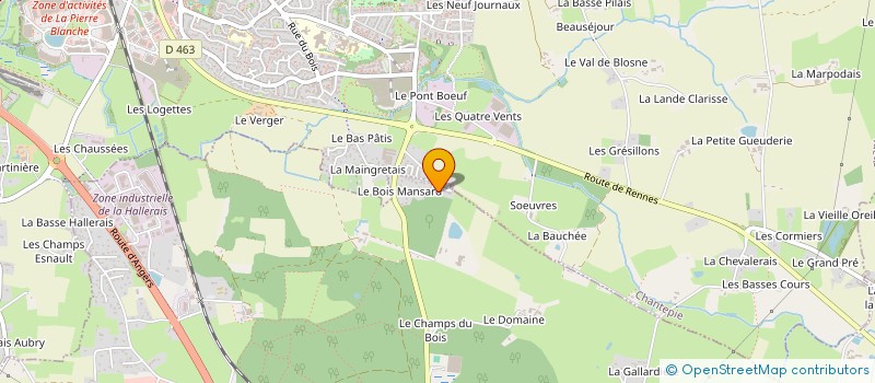 localisation de l'entreprise CANOPY  VERN-SUR-SEICHE