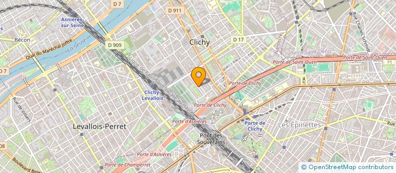 localisation de l'entreprise CANOPY à CLICHY