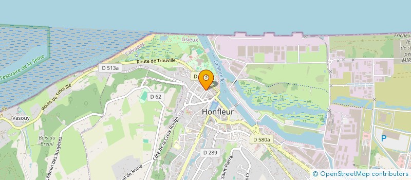 localisation de l'entreprise CANORD  HONFLEUR
