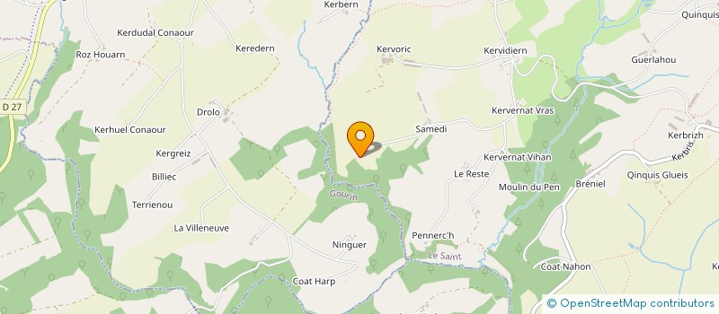 localisation de l'entreprise CANORE  LE SAINT