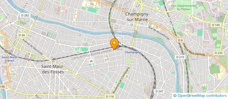 localisation de l'entreprise CANOSTI à SAINT-MAUR-DES-FOSSES